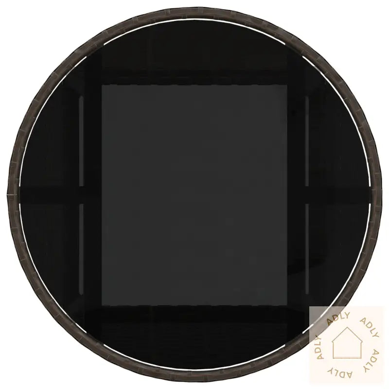 5-Delers Hage Spisebord Brun Polyrotting