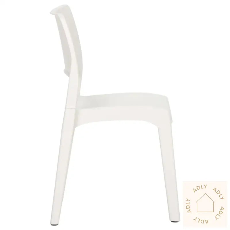 Hagestoler 2 Stk Hvit Polypropylen