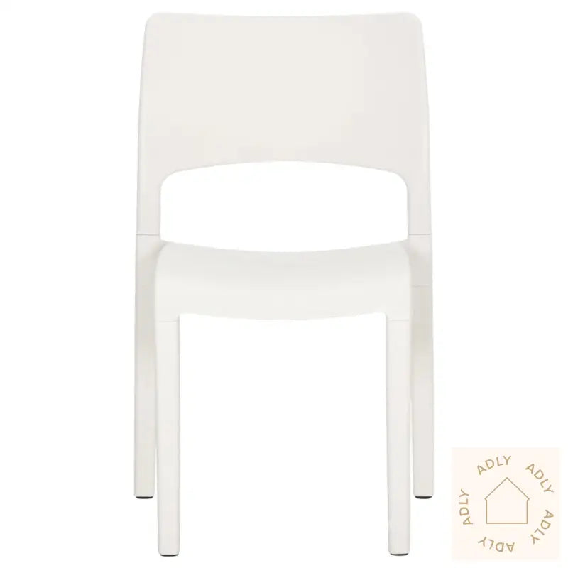 Hagestoler 2 Stk Hvit Polypropylen