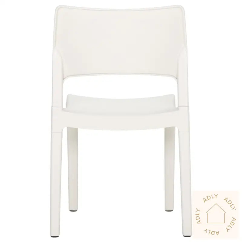 Hagestoler 2 Stk Hvit Polypropylen