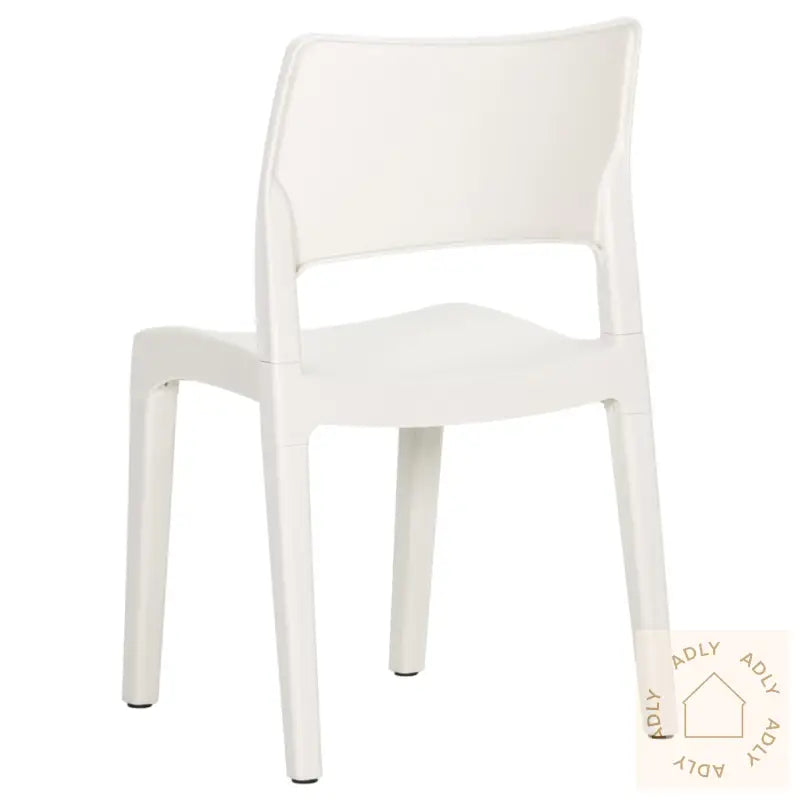 Hagestoler 2 Stk Hvit Polypropylen