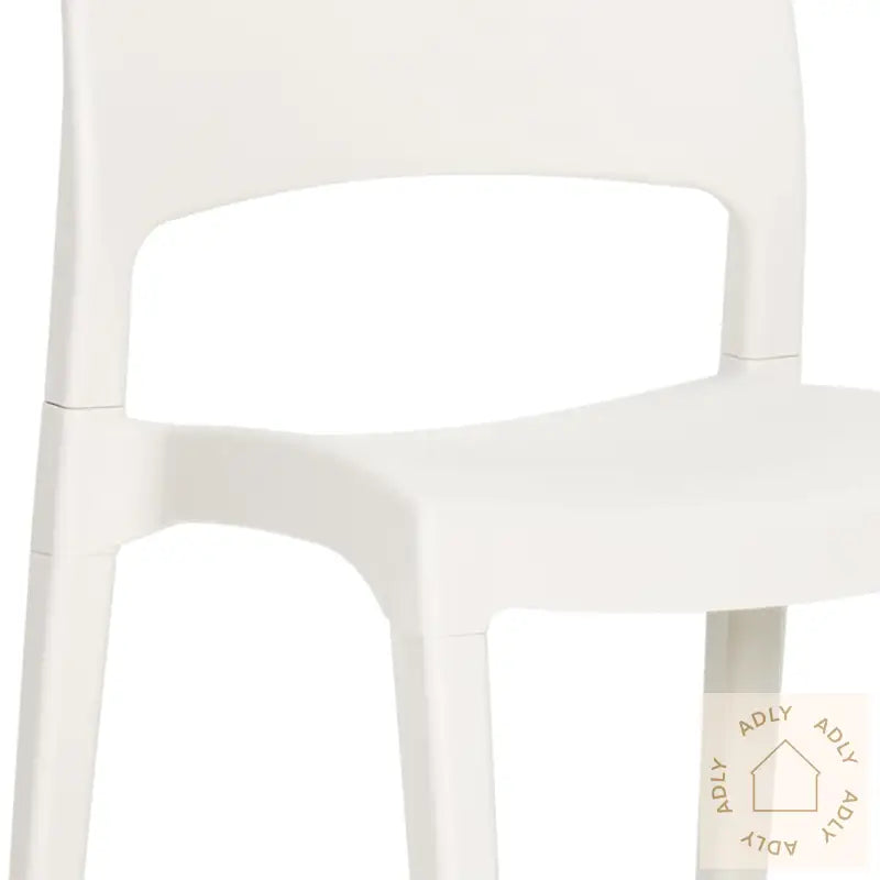 Hagestoler 2 Stk Hvit Polypropylen