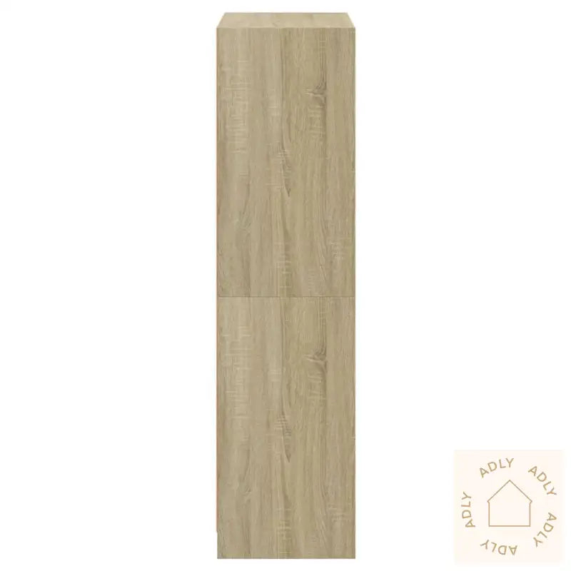 Highboard Med Dører Sonoma Eik 68X37X142 Cm Konstruert Tre