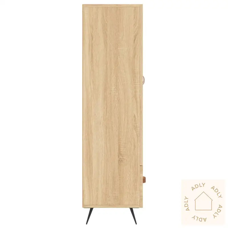 Highboard Sonoma Eik 69,5X31X115 Cm Konstruert Tre