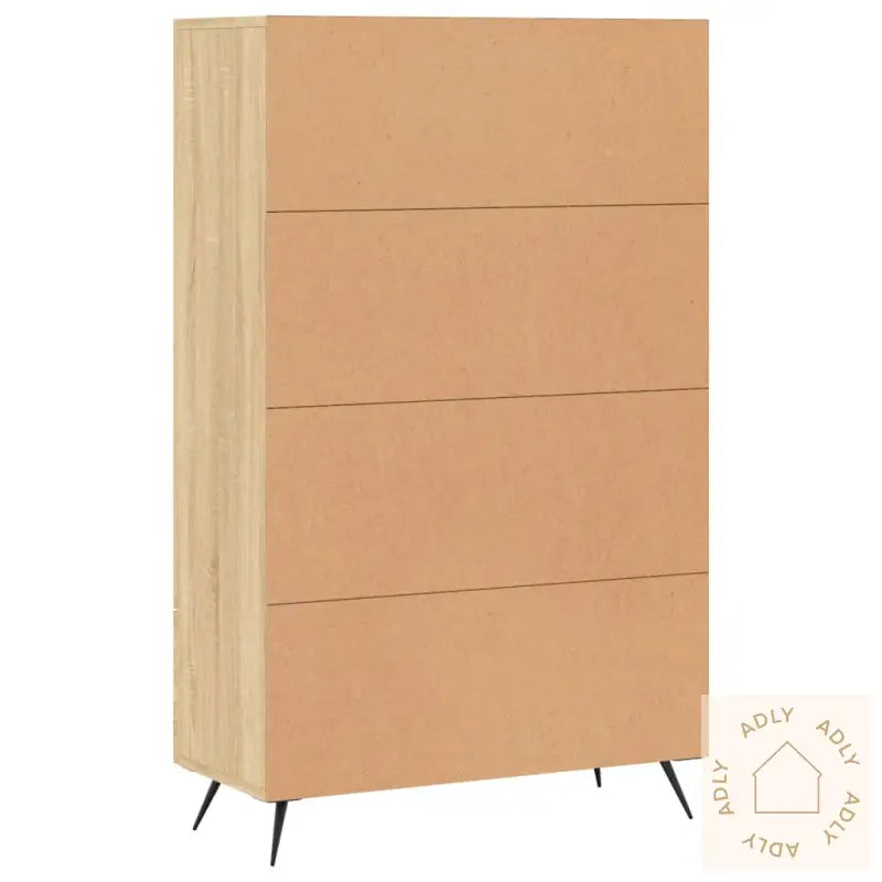 Highboard Sonoma Eik 69,5X31X115 Cm Konstruert Tre