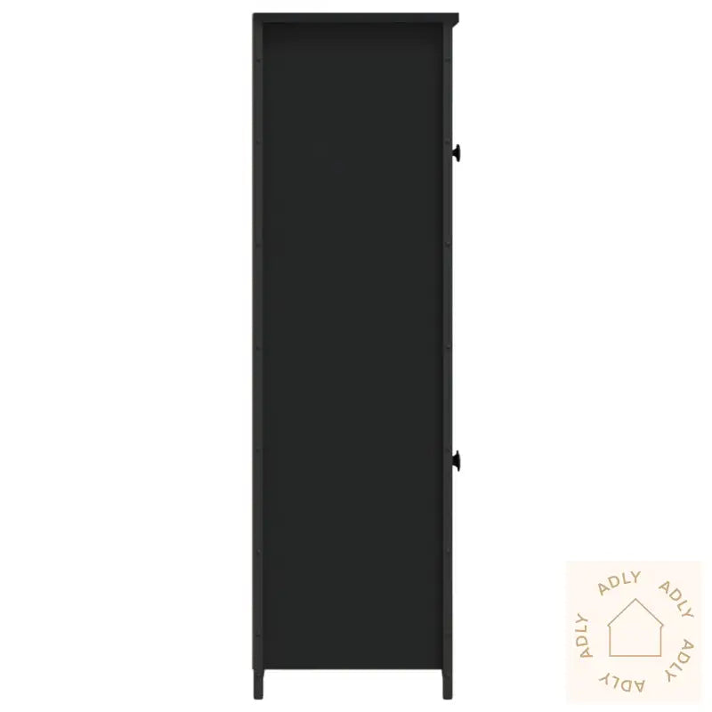 Highboard Svart 62X32X106,5 Cm Konstruert Tre