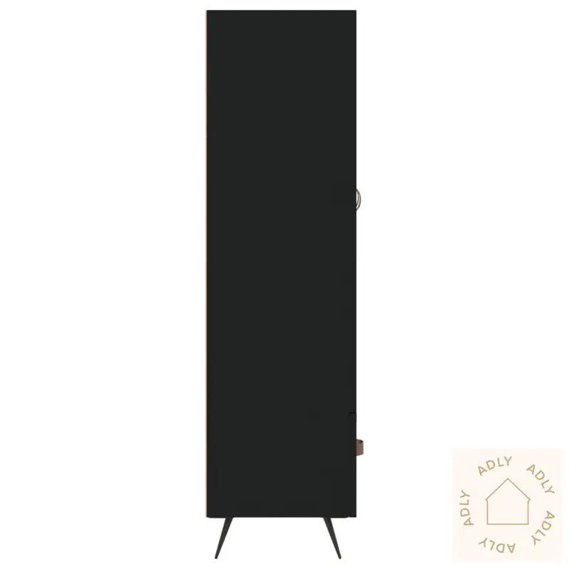 Highboard Svart 69,5X31X115 Cm Konstruert Tre