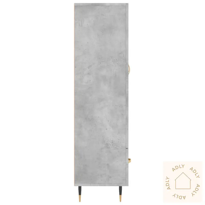 Highboard Betonggrå 69,5X31X115 Cm Konstruert Tre