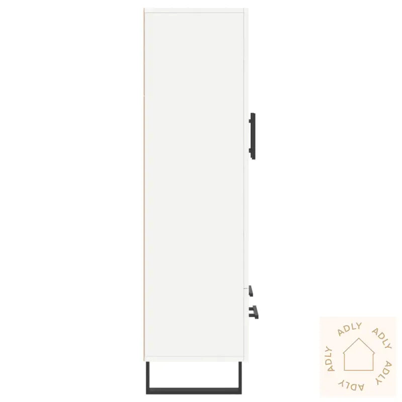 Highboard Hvit 69,5X31X115 Cm Konstruert Tre