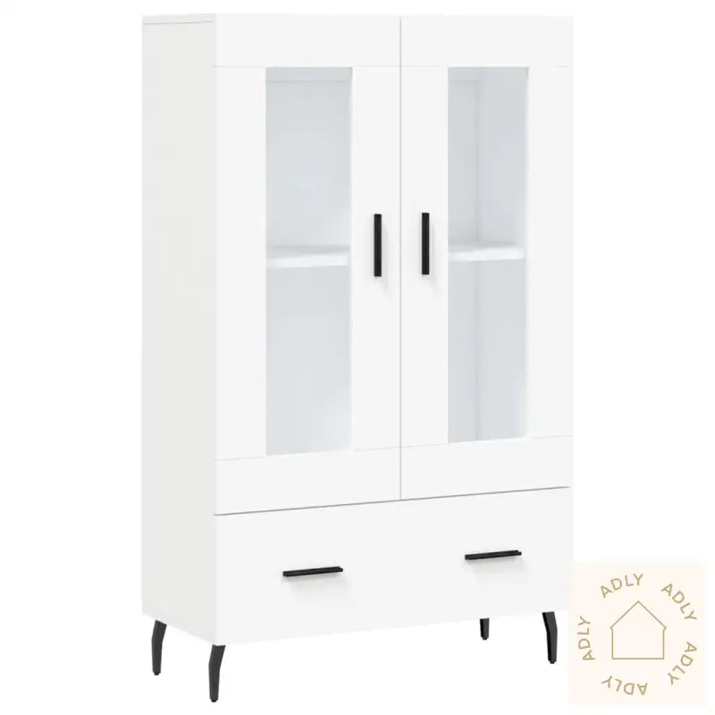 Highboard Hvit 69,5X31X115 Cm Konstruert Tre