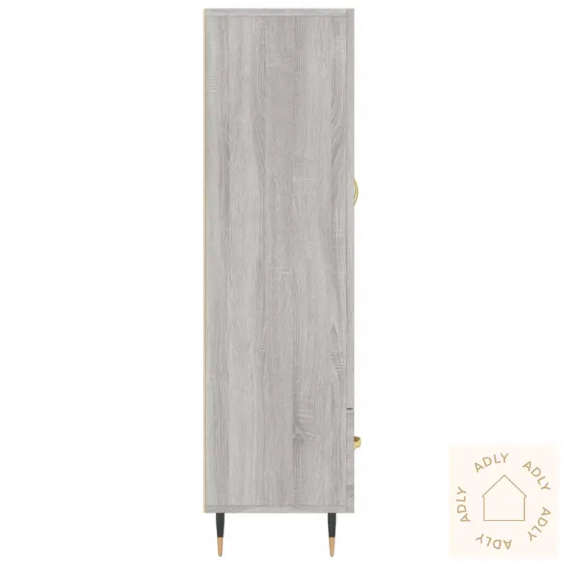 Highboard Grå Sonoma 69,5X31X115 Cm Konstruert Tre