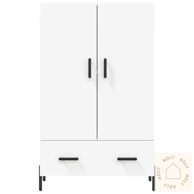 Highboard Hvit 69,5X31X115 Cm Konstruert Tre
