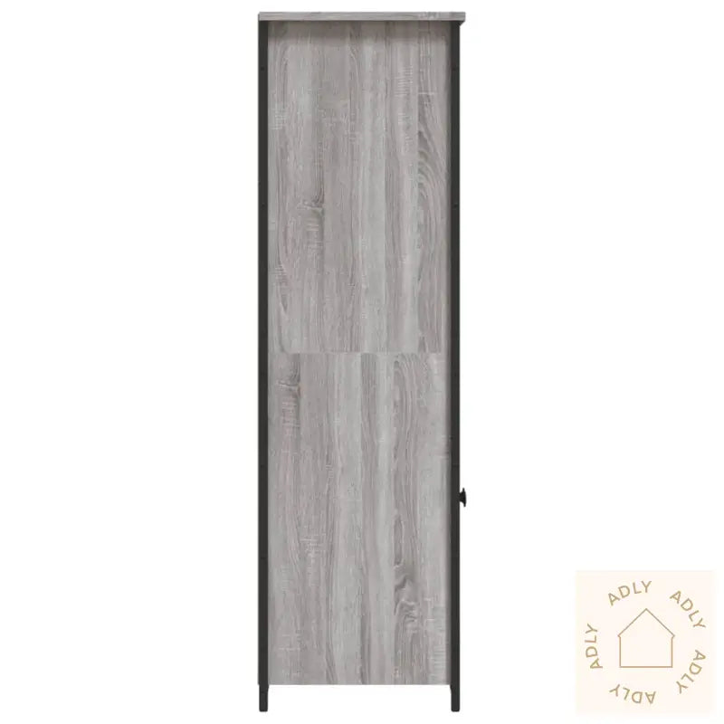 Highboard Grå Sonoma 62X36X121,5 Cm Konstruert Tre