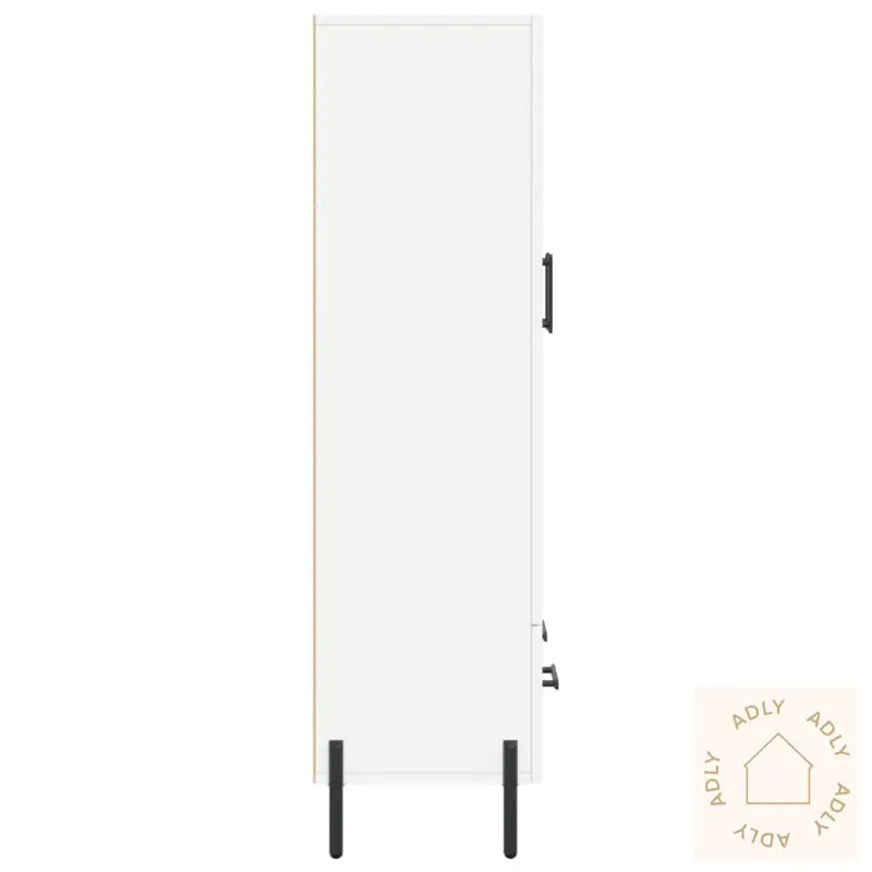 Highboard Hvit 69,5X31X115 Cm Konstruert Tre