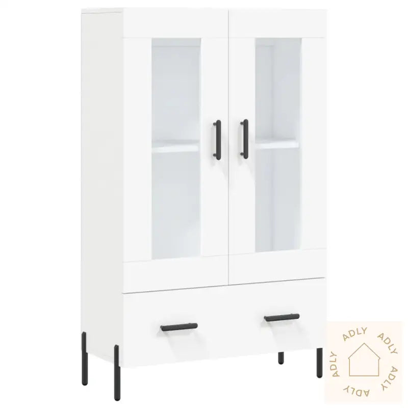 Highboard Hvit 69,5X31X115 Cm Konstruert Tre