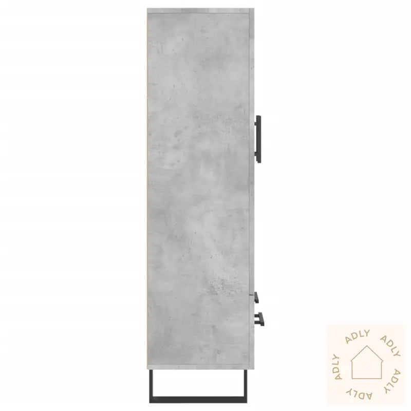 Highboard Betonggrå 69,5X31X115 Cm Konstruert Tre