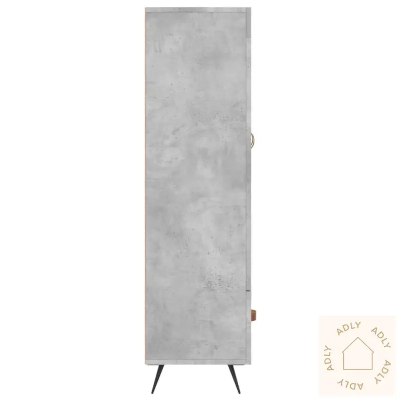 Highboard Betonggrå 69,5X31X115 Cm Konstruert Tre