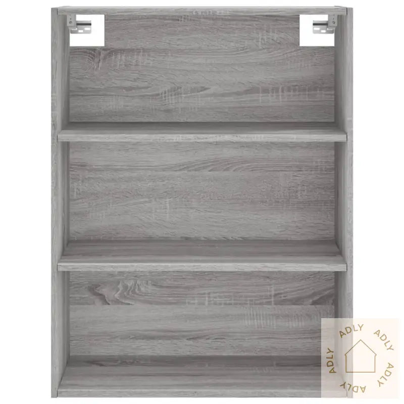 Highboard Grå Sonoma 69,5X32,5X180 Cm Konstruert Tre