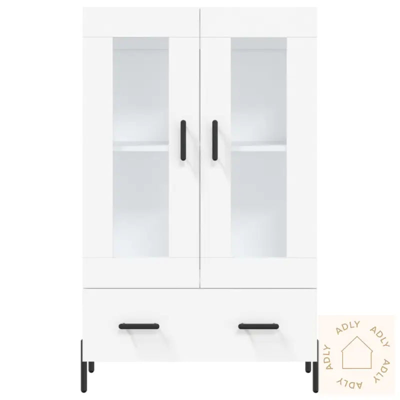 Highboard Hvit 69,5X31X115 Cm Konstruert Tre