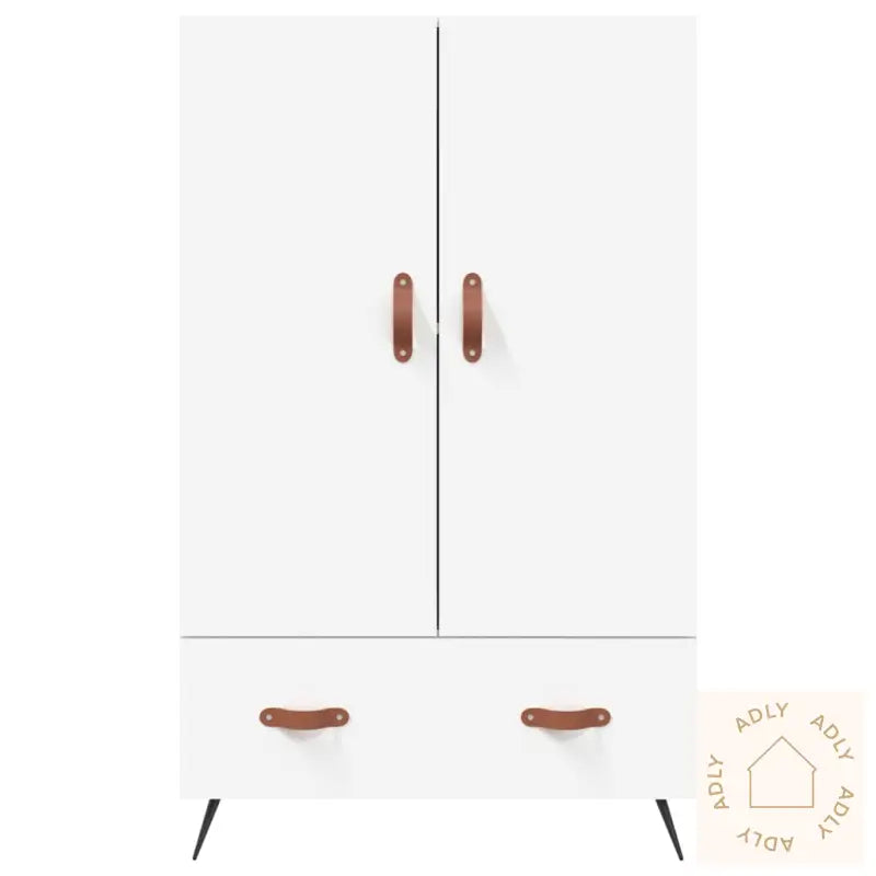 Highboard Hvit 69,5X31X115 Cm Konstruert Tre