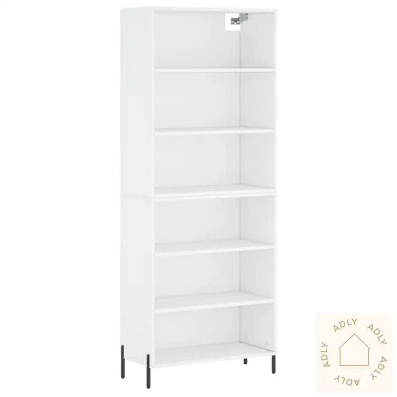 Highboard Hvit Konstruert Tre