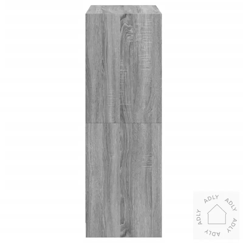 Highboard Med Dører Grå Sonoma 68X37X109 Cm Konstruert Tre