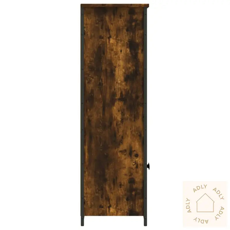 Highboard Røkt Eik 62X32X103,5 Cm Konstruert Tre