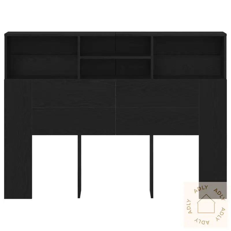 Hodegavlskap - Svart Eik, 140X19X103,5 Cm, Laget Av Konstruert Tre