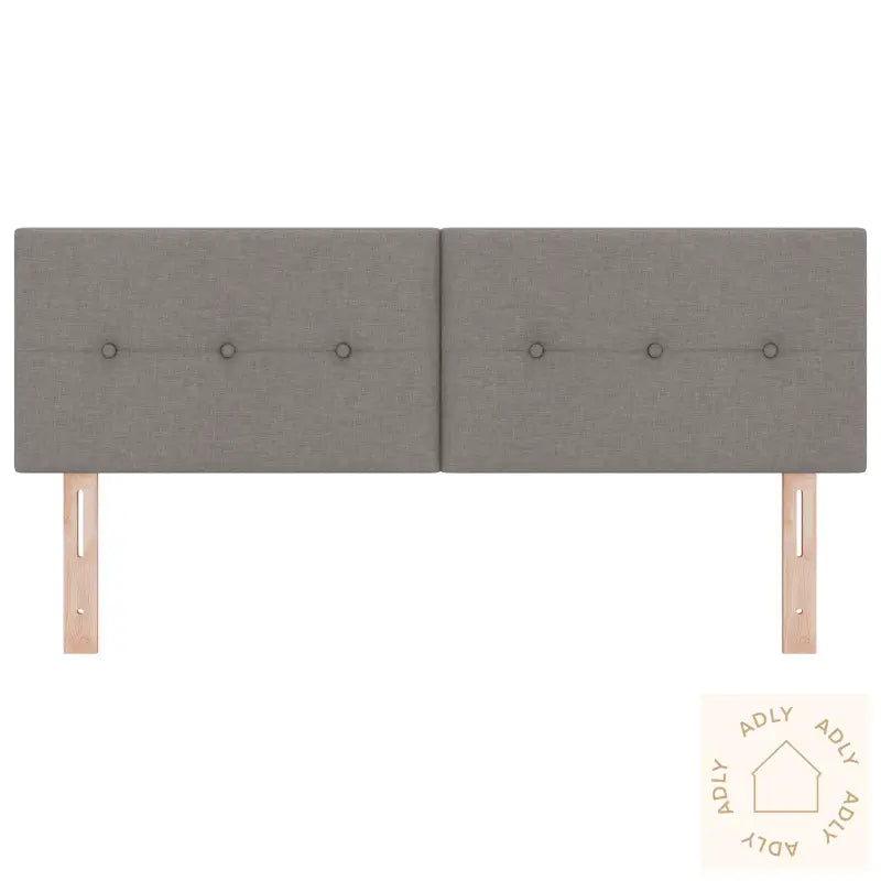 Hodegavl Med Knapper I Taupe 140 Cm Stoff