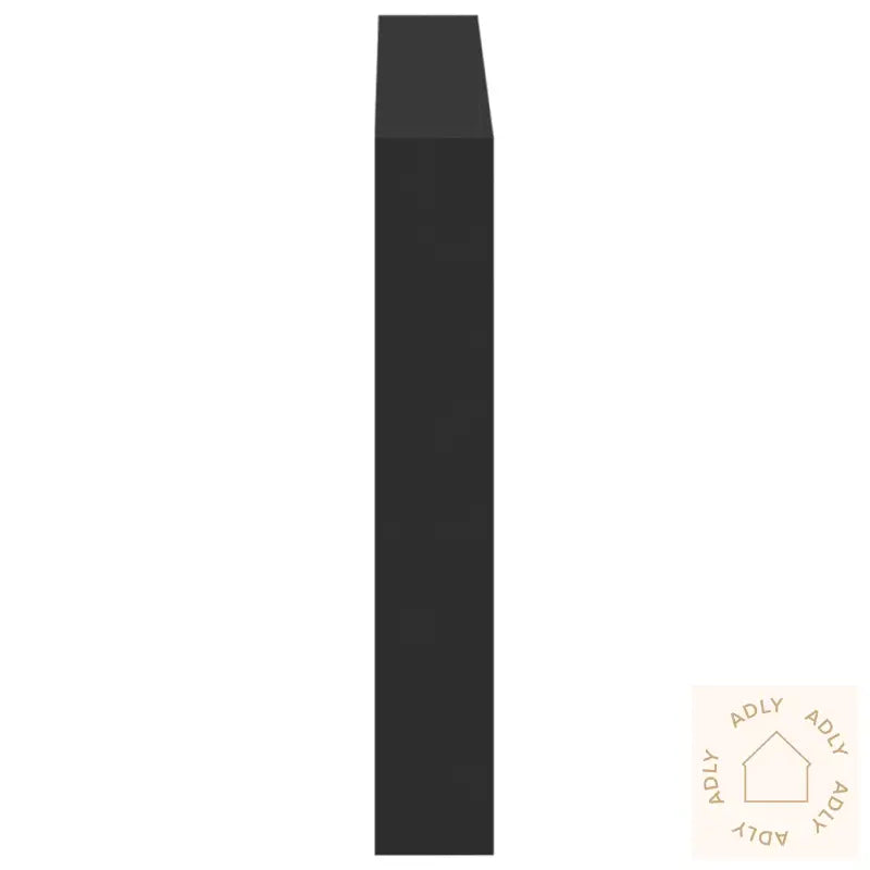 Hodegavl Skap Med Led Svart 100X17X102 Cm