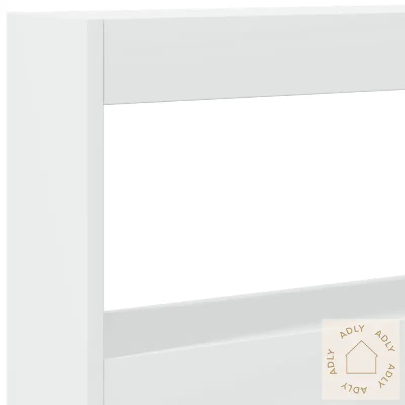 Hodegavl Skap Med Led Hvit 200X17X102 Cm