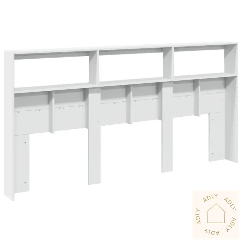 Hodegavl Skap Med Led Hvit 200X17X102 Cm