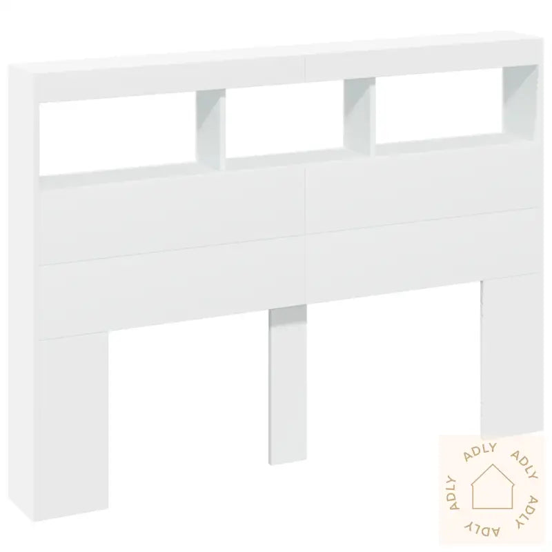 Hodegavl Skap Med Led Hvit 140X17X102 Cm