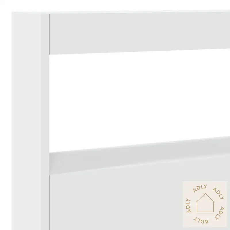 Hodegavl Skap Med Led Hvit 140X17X102 Cm