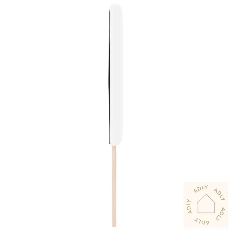 Hodegavl Enkelt Design Ren Hvit 140 Cm Faux Skinn