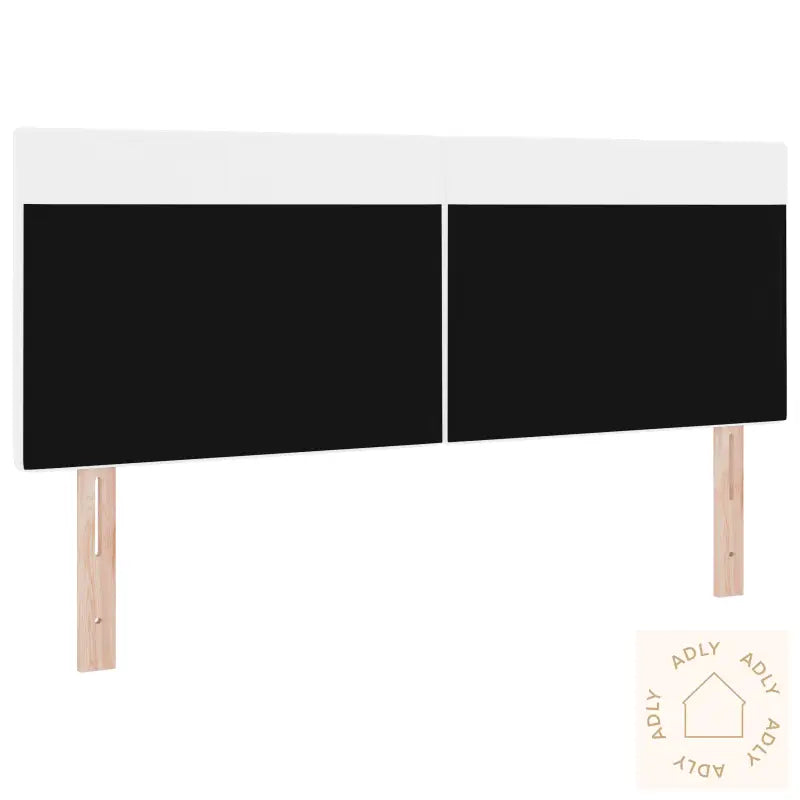 Hodegavl Enkelt Design Ren Hvit 140 Cm Faux Skinn
