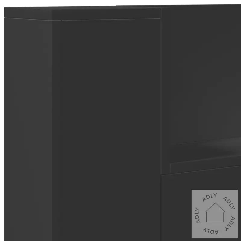 Hodegavl Skap Med Led Svart 100X16,5X103,5 Cm