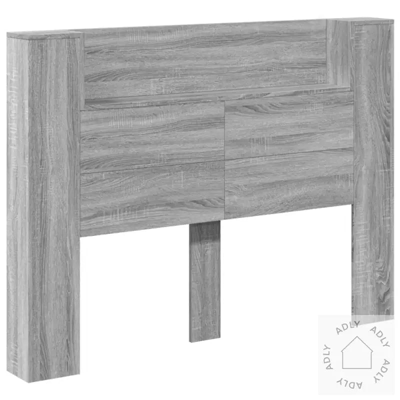 Hodegavl Skap Med Led Grå Sonoma 140X16,5X103,5 Cm
