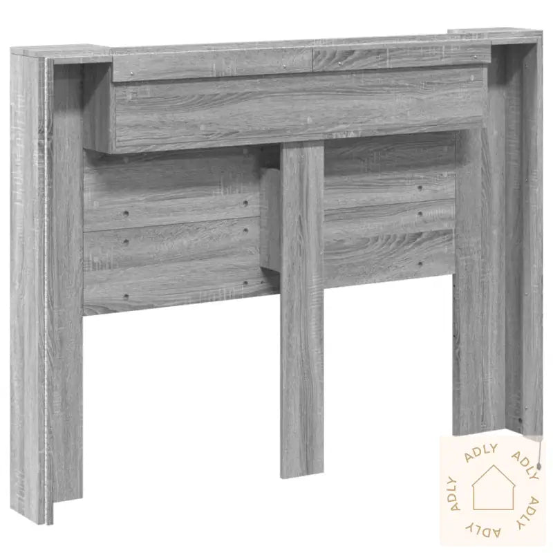 Hodegavl Skap Med Led Grå Sonoma 140X16,5X103,5 Cm