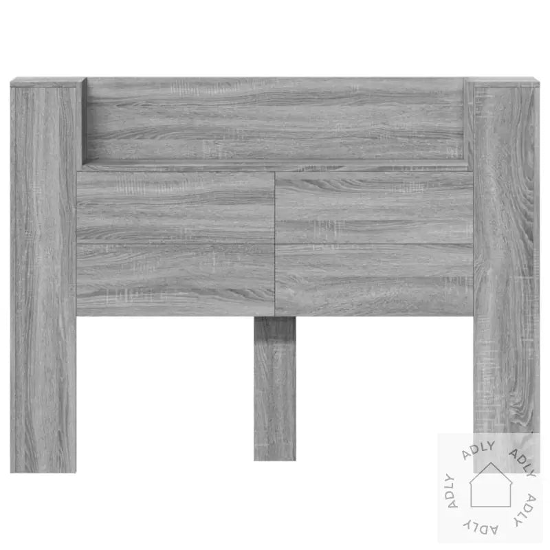 Hodegavl Skap Med Led Grå Sonoma 140X16,5X103,5 Cm