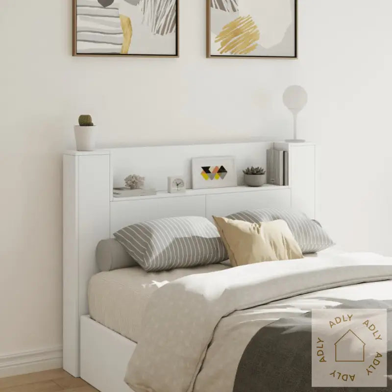 Hodegavl Skap Med Led Hvit 140X16,5X103,5 Cm