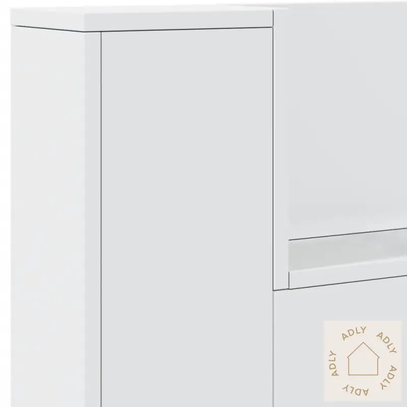 Hodegavl Skap Med Led Hvit 140X16,5X103,5 Cm