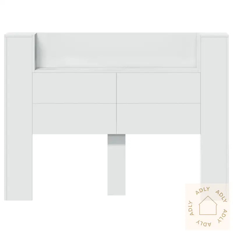 Hodegavl Skap Med Led Hvit 140X16,5X103,5 Cm
