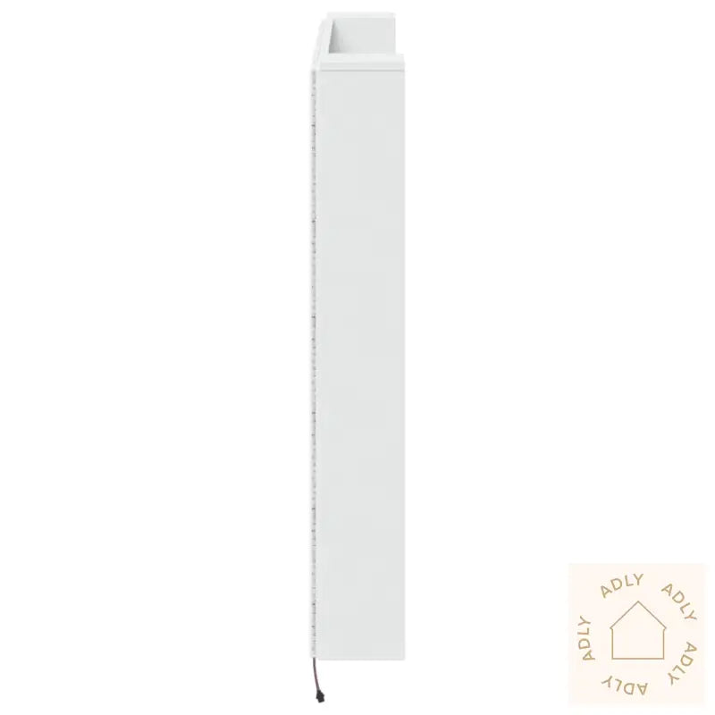 Hodegavl Skap Med Led Hvit 140X16,5X103,5 Cm
