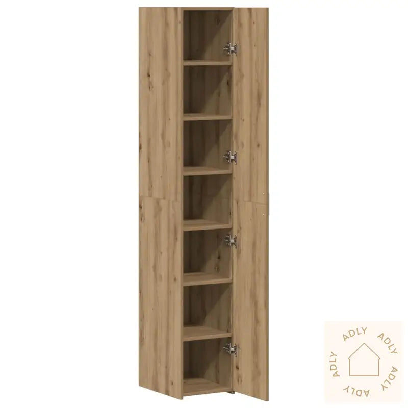 Høyskap Artisan Oak 30X42.5X185 Cm Konstruert Tre