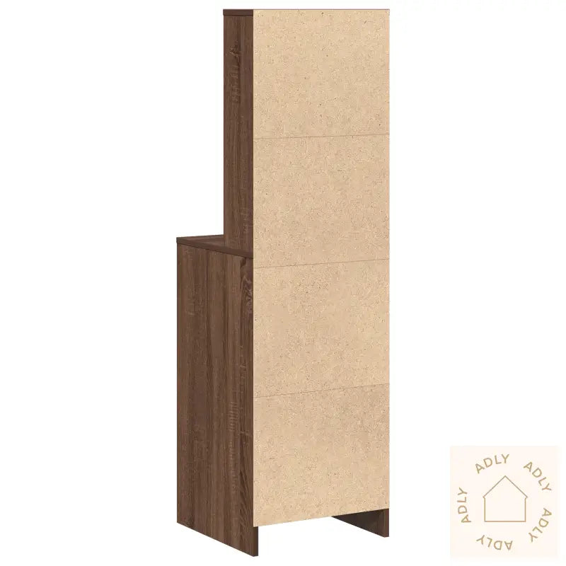Høyt Skap Brun Eik 40X41X135 Cm Ingeniørtre