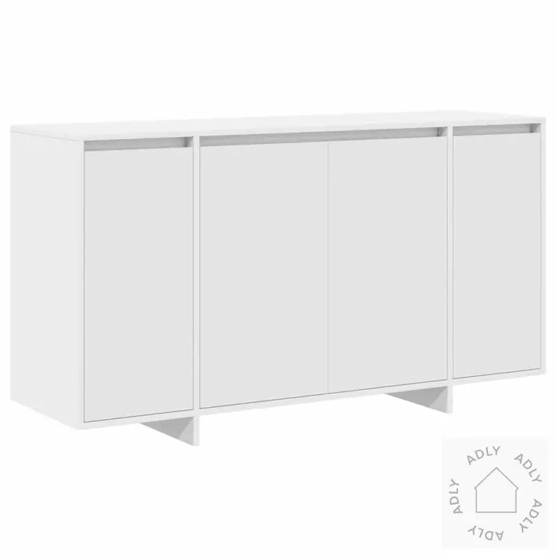 Hvit Sideboard Hvit Tre 135 X 41 X 75 Cm Hvit Sideboard