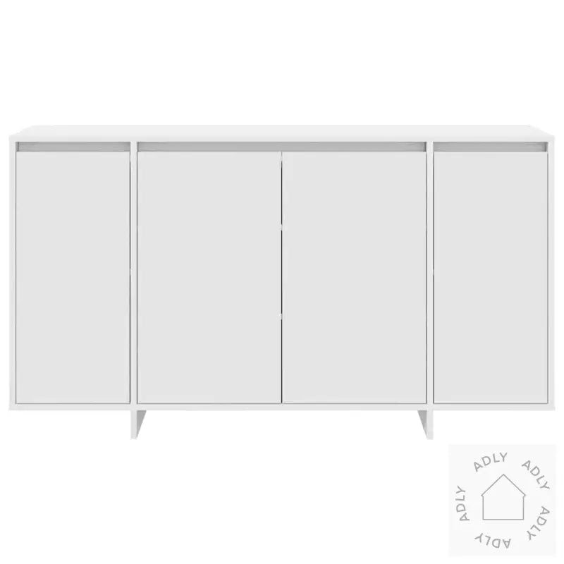 Hvit Sideboard Hvit Tre 135 X 41 X 75 Cm Hvit Sideboard