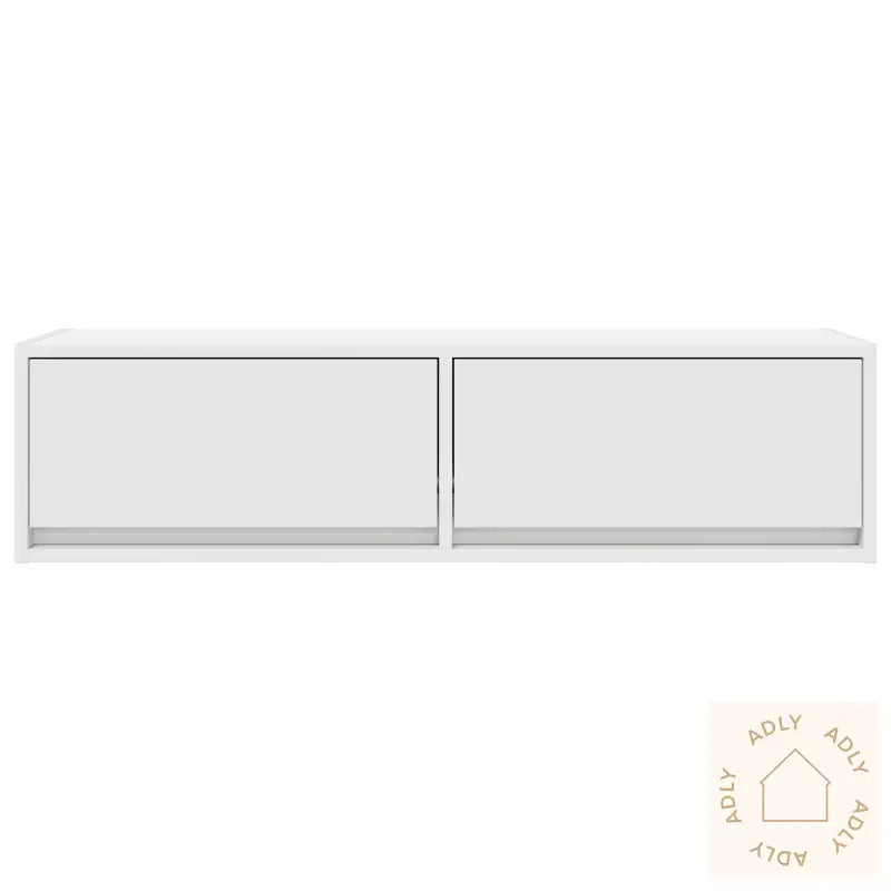 Tv-Skap Hvit 100X31X25,5 Cm Konstruert Tre