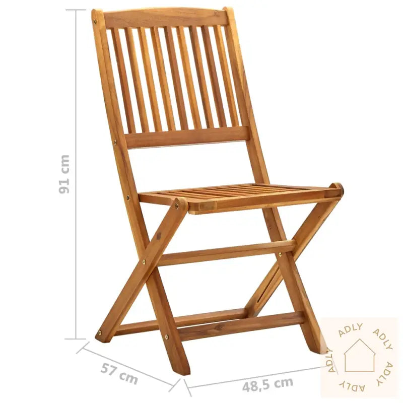 Klappstoler 4 Stk Heltre Akasie